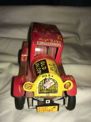 friction Old Jalopy with driver Marx Linemar Japan Tin Litho awesome vintage toy 3