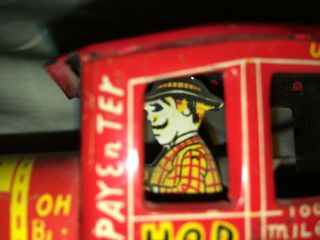 friction Old Jalopy with driver Marx Linemar Japan Tin Litho awesome vintage toy 8