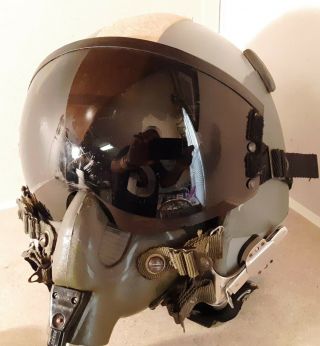Jet Pilots Flight Helmet with O2 mask 2