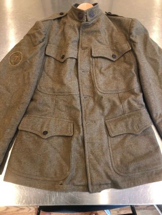Ww1 Wwi Us Army Medical Corps Winter Wool Tunic Jacket Vintage Military