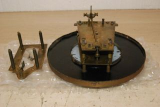 Antique Gustav Becker 1 weight Vienna regulator Clock Movement w/ Pendulum 12