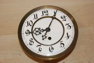 Antique Gustav Becker 1 weight Vienna regulator Clock Movement w/ Pendulum 5