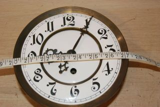 Antique Gustav Becker 1 weight Vienna regulator Clock Movement w/ Pendulum 6