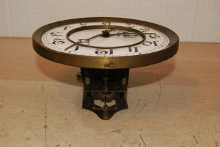 Antique Gustav Becker 1 weight Vienna regulator Clock Movement w/ Pendulum 8