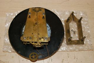 Antique Gustav Becker 1 weight Vienna regulator Clock Movement w/ Pendulum 9