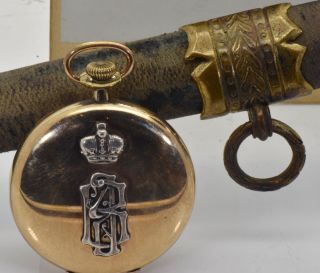 Important historical WWI Imperial Russian award Zenith watch&Navy Dagger set 4