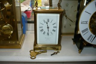 Vintage Benetfink And Co Paris Carriage Clock