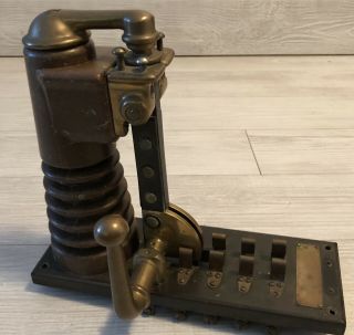 Antique 1800’s - 1900’s Electrical Circuit Breaker Switch Apparatus 11