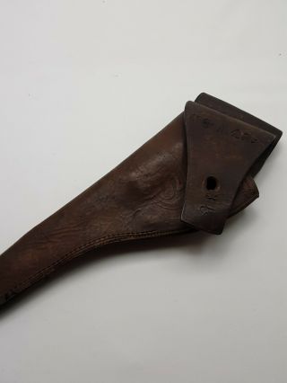 Us Army Leather Holster For Colt 38 Revolvers - Spanish American War Pre