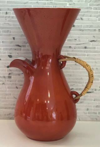 Kenji Fujita Freeman Lederman Burnt Orange Pour Over Coffee Carafe Chemex 2