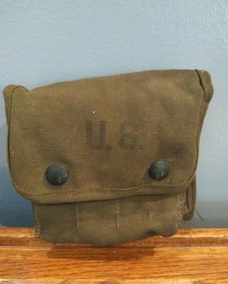 WW2 USMC Army PTO Jungle First Aid survival pouch Kit 1945 5
