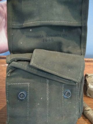 WW2 USMC Army PTO Jungle First Aid survival pouch Kit 1945 6