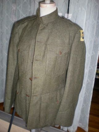 USMC WW1 Rare Uniform Blouse,  2nd Div.  Liberty Loan Patch. 2