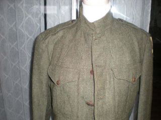USMC WW1 Rare Uniform Blouse,  2nd Div.  Liberty Loan Patch. 4