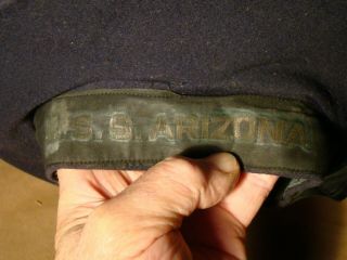 Ww1 Donald Duck Cap Uss Arizona Period Hat Ww1 Uss Arizona Wool Cap