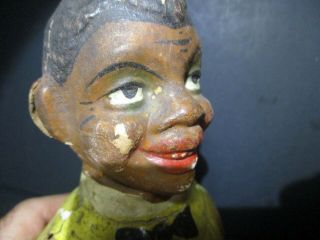 ANTIQUE 1920 ' S BLACK AMERICANA ROLLY DOLLY ROLY POLY TOY WOBBLE D232 PA 6