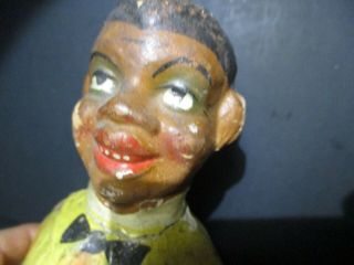 ANTIQUE 1920 ' S BLACK AMERICANA ROLLY DOLLY ROLY POLY TOY WOBBLE D232 PA 7