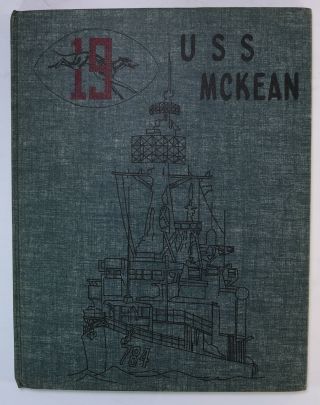 Uss Mckean (dd - 784) 1968 Westpac Cruise Book Deployment Log Cruisebook