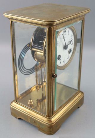 Antique Victorian Period French Crystal Regulator Clock,  Bailey Banks and Biddle 7