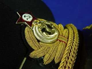 Vintage Soviet Russian Russia USSR 1972 Dated Admiral Visor Hat Cap 10