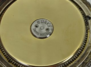 ONE OF A KIND antique Hebdomas 8 days pocket watch awarded 