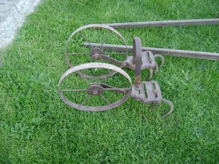 ANTIQUE PLANET JR CULTIVATOR DOUBLE TINES 4