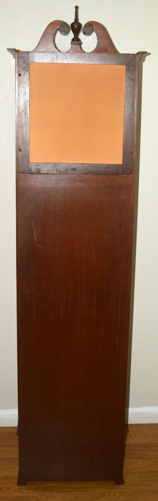 ANTIQUE HERSCHEDE GRANDFATHER HALL CLOCK MODEL 515 W/ORIGINAL PAPER COLLECTIBLE 7