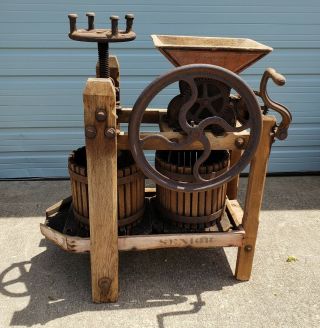 Antique Will Ross Apple Cider Fruit Press Wine Winery Louisville Ky Kentucky