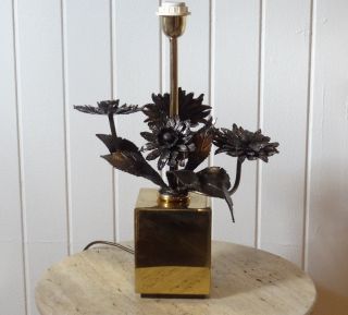 French Vintage Mid - Century Table Lamp In Style Of Maison Charles