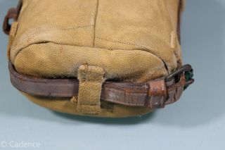US WW1 & Post Mounted Cavalry Canteen.  Broken Strap.  Rare 1934 Dated Cover. 4