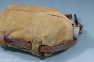 US WW1 & Post Mounted Cavalry Canteen.  Broken Strap.  Rare 1934 Dated Cover. 5