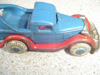 Cast Iron toy tow truck Vintage 3