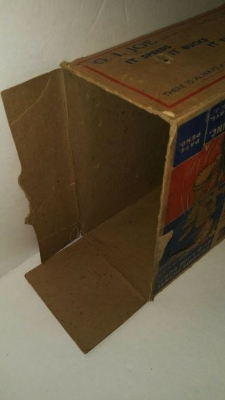 BOX ONLY 1940s GI Joe Jouncing Jeep Tin wind up Toy 5