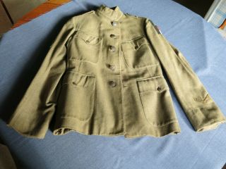 Vintage Us Army Wwi Period Tunic - - First Army - - Patches - - Insignia - - Buttons