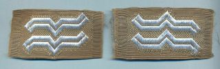 Rare Ww2 German Third Reich Organisation Todt Collar Tabs For A Officer.
