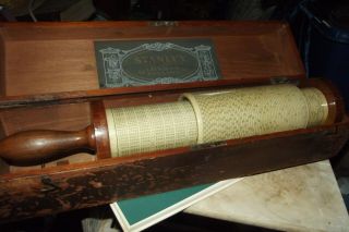 Antique Wooden Stanley Large Slide Rule Calculator