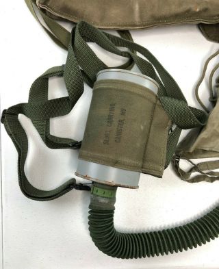 American MSA 1988 Aircrew Gas Mask Respirator - WP Bag Hood Tinted Outsert 6