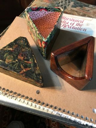 Early 19th Century 1820’s Magnifier In Wallpaper Box Reflector ? Unusual Piece