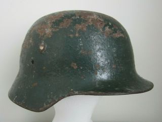 WW2 Hungarian m38 Helmet stahlhelm Finnish German ally marked 2