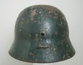 WW2 Hungarian m38 Helmet stahlhelm Finnish German ally marked 3
