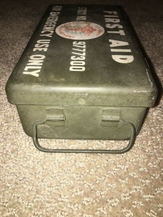 RARE WW2 MILITARY FIRST AID US ARMY MEDICAL DEPARTMENT EMERGENCY FIELD KIT JEEP 5