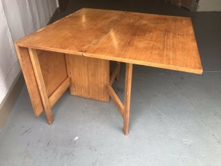 Vintage 1950s George Nelson Gateleg Dining Table For Herman Miller 4656 Label