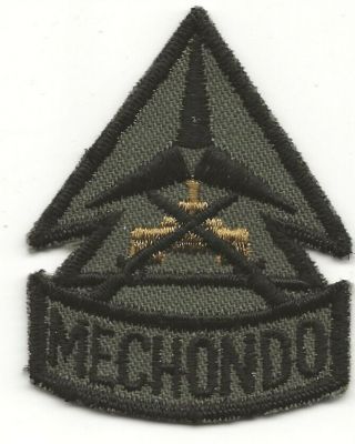 Neat 3rd Corp Mechondo Pocket Patch - Recondo Style Course For Mechanized Soldiers