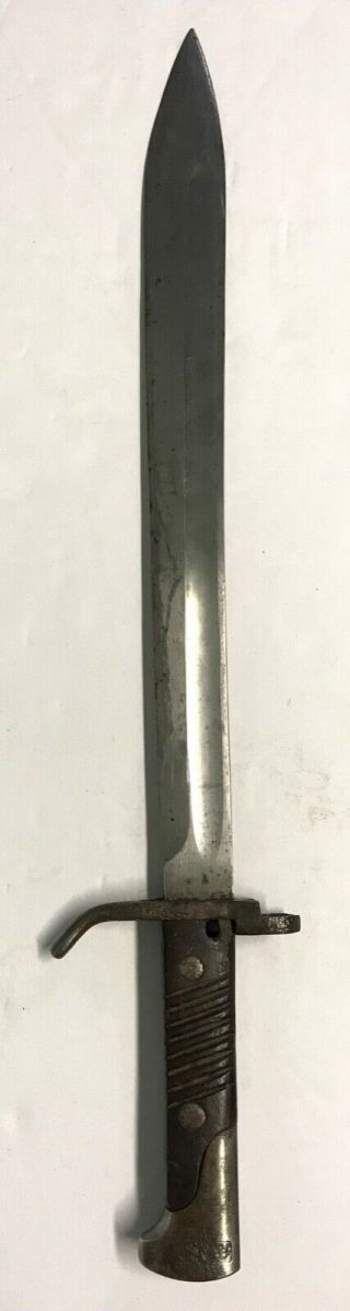 WWI German M1898/05 Butcher Blade Bayonet Unidentified Variation 5