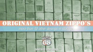 Vintage Zippo Petrol Lighter Vietnam War ANKHE 67 - 68 6