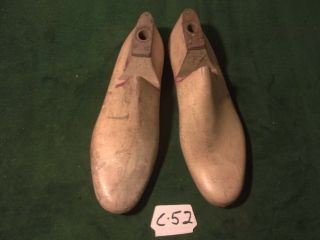 Vintage Pair Wood Size 8 D 600 Industrial Shoe Factory Lasts C - 52