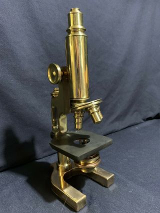 Spencer Lens Co Brass Microscope