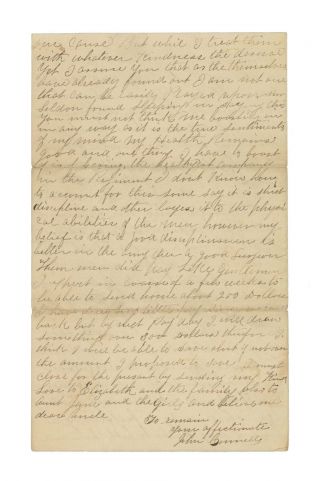 1864 Civil War Letter - 56th York in Beaufort,  SC - Bound for Petersburg? 3