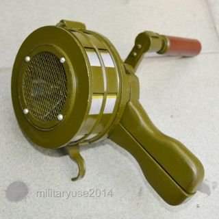 Military Hand Emergency Signalling Apparatus Rare Siren Alertor Surplus