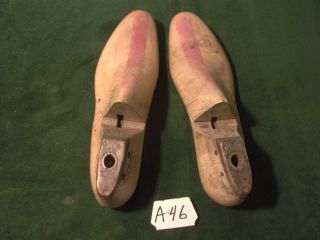 Vintage Pair 1942 Us Navy Shoe Lasts Size 10 C Vulcan Factory Mold A - 46